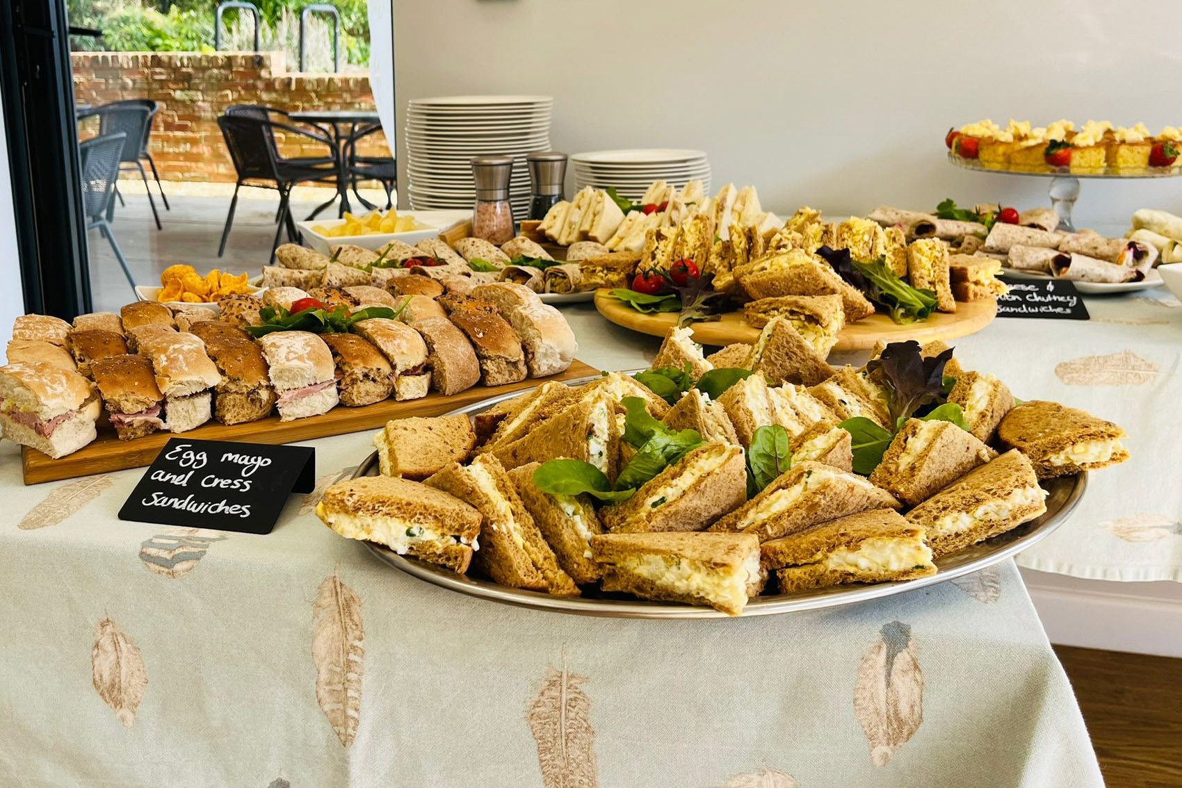 Bragborough Hall Business Centre sandwiches, catering